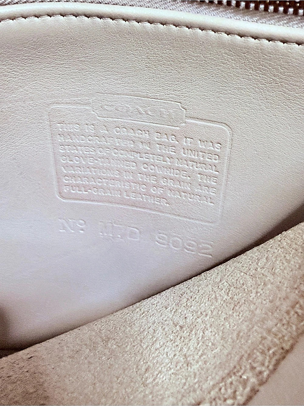Coach Leather Crossbody Bag in Beige - Picture 5 of 11